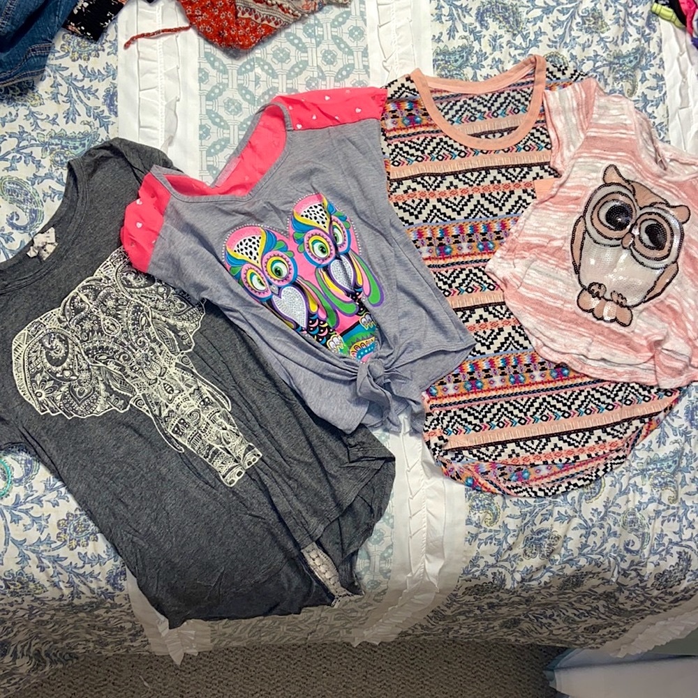4 shirts